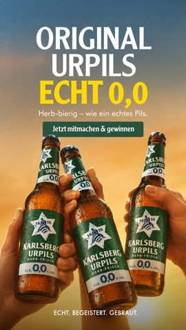 Karlsberg Urpils Kampagnen-Creative