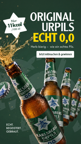 Karlsberg Urpils Gewinnspiel-Creative