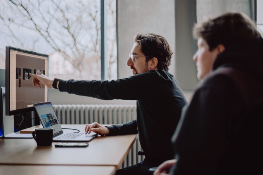 Zusammenarbeit im Büro
